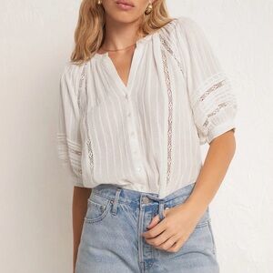 Z supply Elliot lace blouse like new